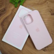 Чохол  Silicone Case with MagSafe для iPhone 13 Pro Max Chalk Pink(зас.тов.)