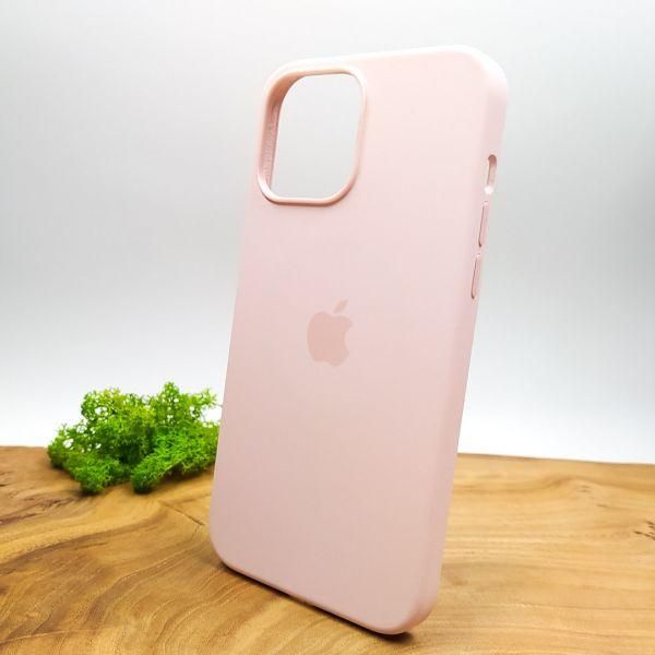 Чохол  Silicone Case with MagSafe для iPhone 13 Pro Max Chalk Pink(зас.тов.)