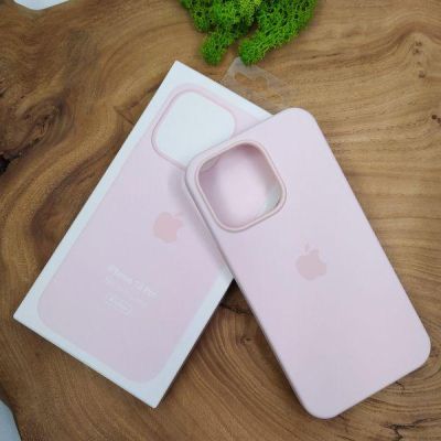 Чохол  Silicone Case with MagSafe для iPhone 13 Pro Chalk Pink(зас.тов.)