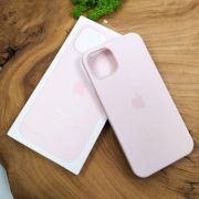 Чохол  Silicone Case with MagSafe для iPhone 13 Chalk Pink