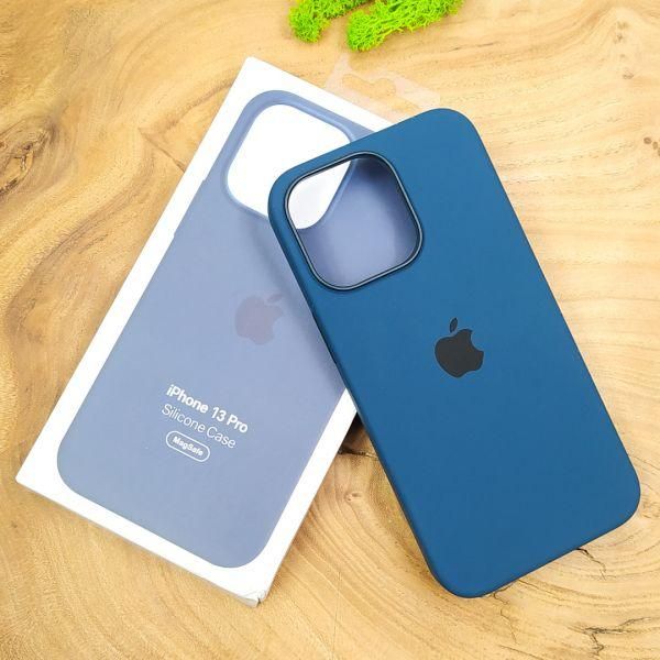Чохол  Silicone Case with MagSafe для iPhone 13 Pro Abyss Blue