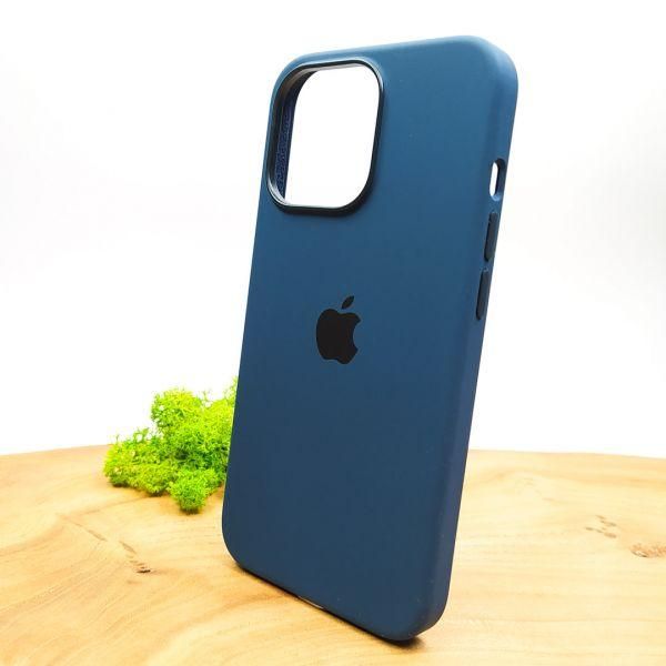 Чохол  Silicone Case with MagSafe для iPhone 13 Pro Abyss Blue