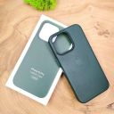Шкіряний Чохол MagSafe Leather Case for Apple iPhone 13 Pro Sequoia Green(зас.тов.)