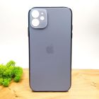 Матовий скляний чохол Glass case для iPhone 11 Sierra Blue(зас.тов.)