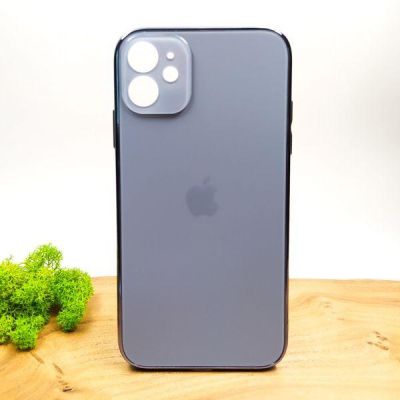 Матовий скляний чохол Glass case для iPhone 11 Sierra Blue(зас.тов.)