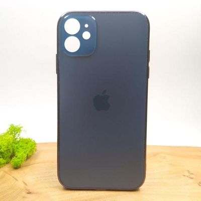 Матовий скляний чохол Glass case для iPhone 11 Pacific Blue(зас.тов.)