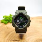 Чоловічий наручний годинник із вологозахистом Skmei Patriotic 1688 Green