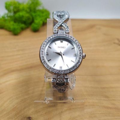 Жіночий класичний годинник Skmei 1738 Silver