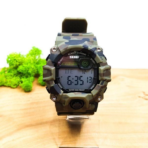 Чоловічий наручний годинник із вологозахистом Skmei 1197 Camouflage