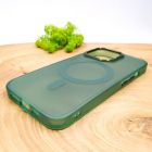 Чохол Baseus Smoke case Matte with MagSafe для iPhone 13 Pro Green(зас.тов.)