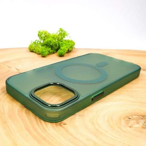 Чохол Baseus Smoke case Matte with MagSafe для iPhone 13 Green