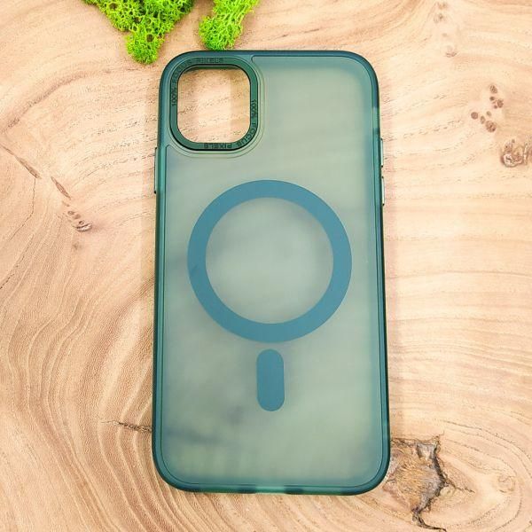 Чохол Baseus Smoke case Matte with MagSafe для iPhone 11 Green