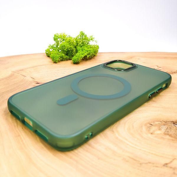 Чохол Baseus Smoke case Matte with MagSafe для iPhone 11 Green