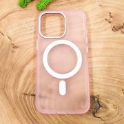 Чохол Baseus Smoke case Matte with MagSafe для iPhone 13 Pro Pink