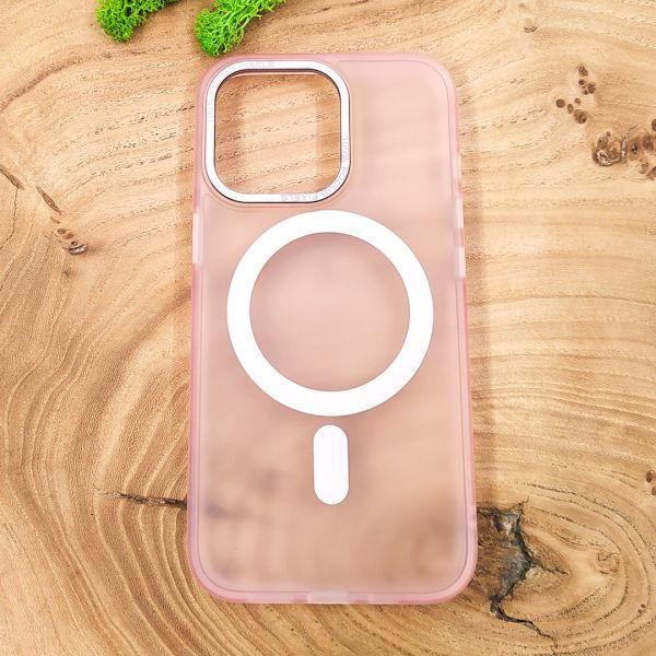 Чохол Baseus Smoke case Matte with MagSafe для iPhone 13 Pro Pink
