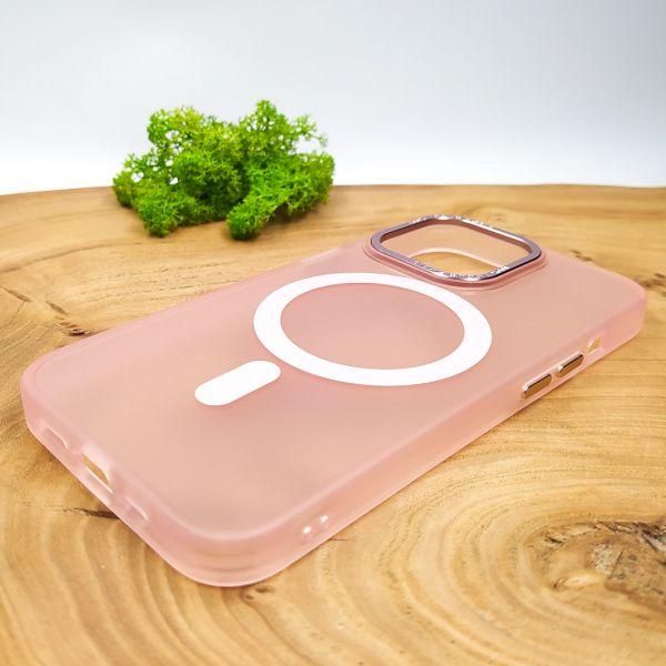Чохол Baseus Smoke case Matte with MagSafe для iPhone 13 Pro Pink