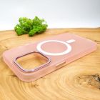 Чохол Baseus Smoke case Matte with MagSafe для iPhone 13 Pro Pink