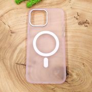 Чохол Baseus Smoke case Matte with MagSafe для iPhone 13 Pro Max Pink