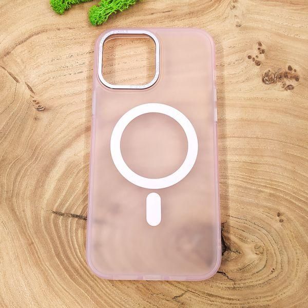 Чохол Baseus Smoke case Matte with MagSafe для iPhone 13 Pro Max Pink