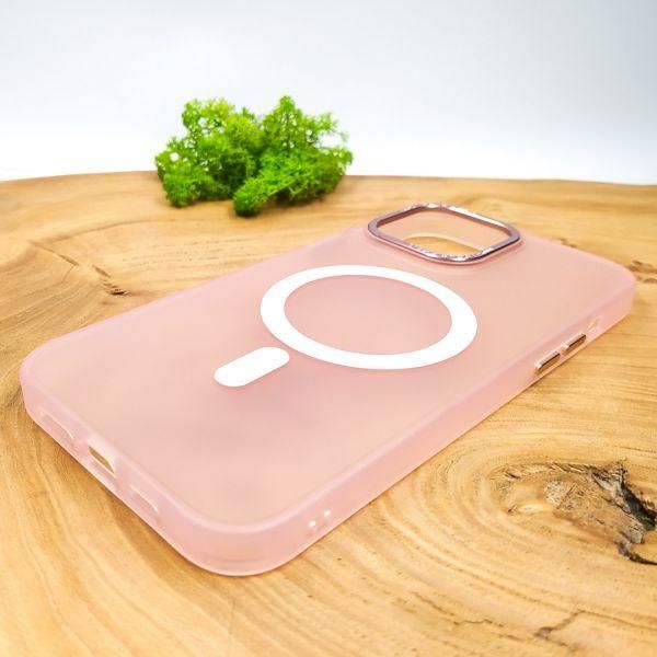 Чохол Baseus Smoke case Matte with MagSafe для iPhone 13 Pro Max Pink