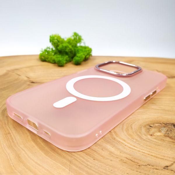 Чохол Baseus Smoke case Matte with MagSafe для iPhone 14 Pro Pink