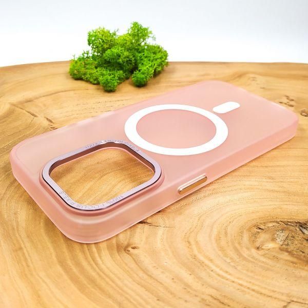 Чохол Baseus Smoke case Matte with MagSafe для iPhone 14 Pro Pink