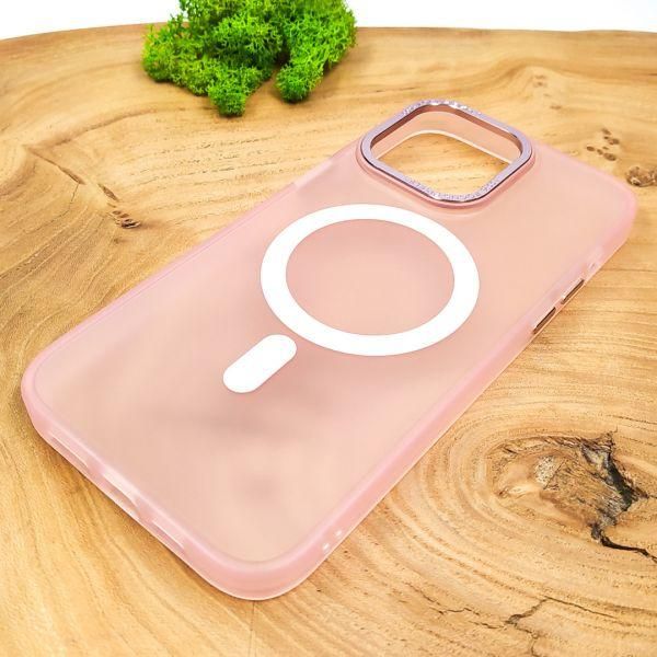Чохол Baseus Smoke case Matte with MagSafe для iPhone 14 Pro Max Pink