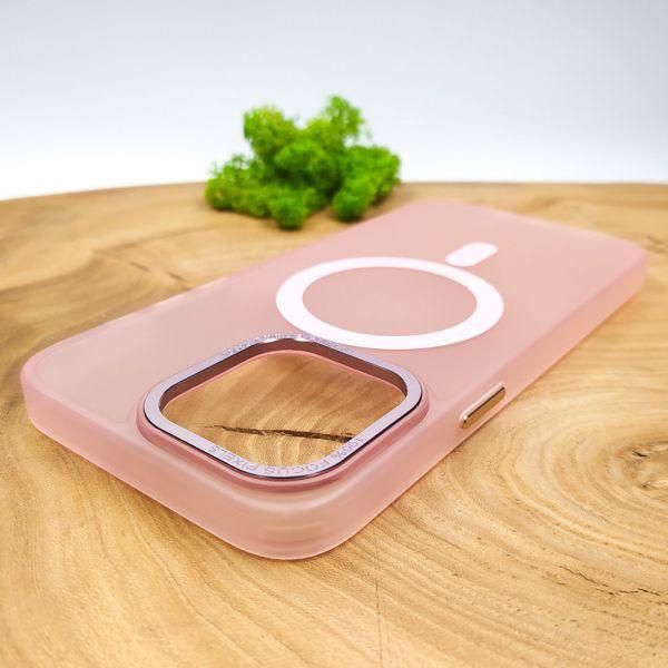 Чохол Baseus Smoke case Matte with MagSafe для iPhone 14 Pro Max Pink