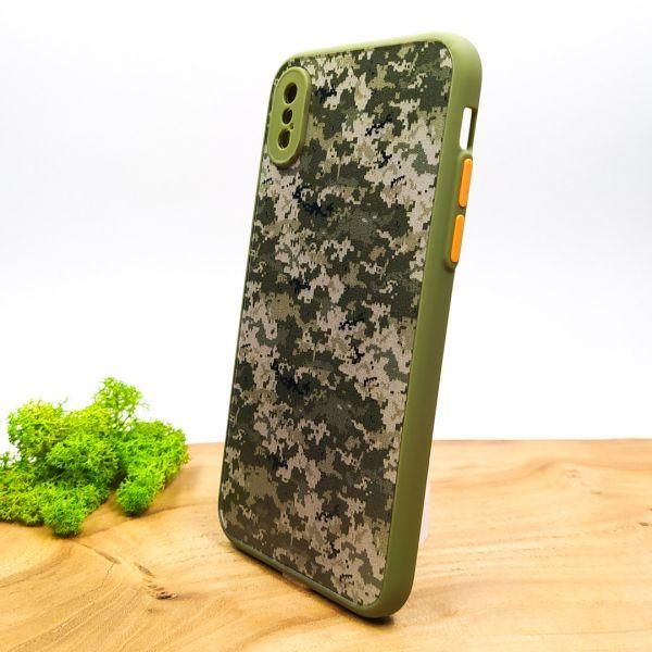 Чохол HOCO Smoke Case Pixel Khaki iPhone XS(зас.тов.)