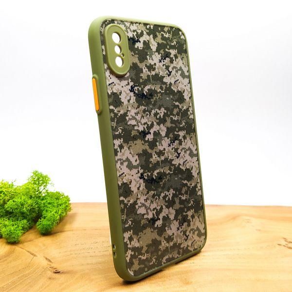 Чохол HOCO Smoke Case Pixel Khaki iPhone XS(зас.тов.)