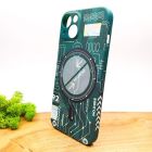 Люмінесцентний чохол Berlia case with MagSafe для iPhone 13 Green(зас.тов.)