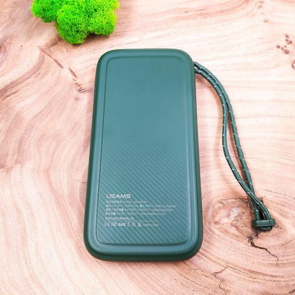 Компактний Power Bank 10000mAh USAMS US-CD150 Khaki