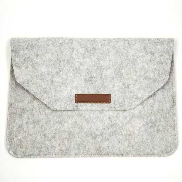 Чохол-конверт для ноутбука Felt MacBook 13 Light Gray