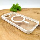 Чохол HOCO Smoke case with MagSafe для iPhone 15 White(зас.тов.)