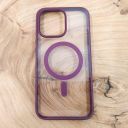 Чохол HOCO Smoke case with MagSafe для iPhone 15 Pro Max Marsala(зас.тов.)
