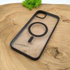 Чохол HOCO Smoke case with MagSafe для iPhone 15 Plus Black(зас.тов.)