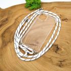 Протиударний чохол зі шнурком HOCO Crossbody case iPhone 15 White(зас.тов.)