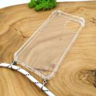 Протиударний чохол зі шнурком HOCO Crossbody case iPhone 15 White(зас.тов.)