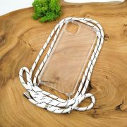 Протиударний чохол зі шнурком HOCO Crossbody case iPhone 15 Plus White(зас.тов.)