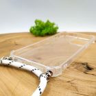 Протиударний чохол зі шнурком HOCO Crossbody case iPhone 15 Pro Max White