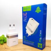Мережевий зарядний пристрій на 2 USB 30 W Hoco C01(зас.тов.)
