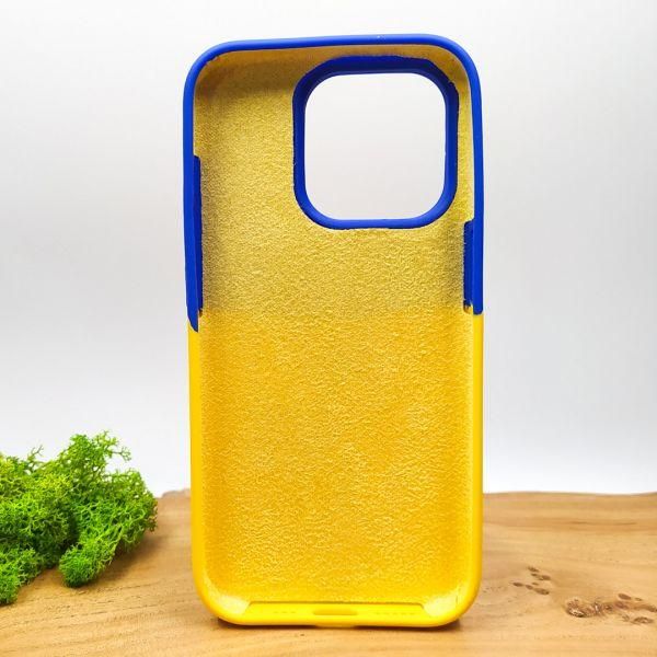 Силіконовий чохол Silicone case Ukraine style iPhone 15 Pro Max(зас.тов.)