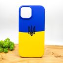 Силіконовий чохол Silicone case Ukraine style iPhone 15(зас.тов.)