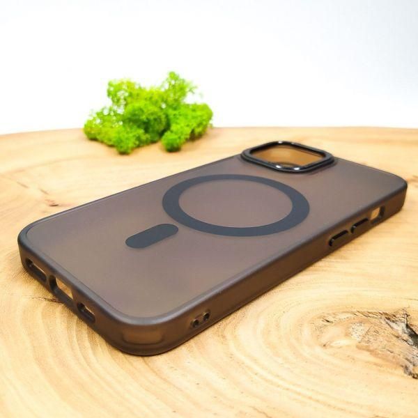 Чохол Baseus Smoke case Matte with MagSafe для iPhone 15 Black