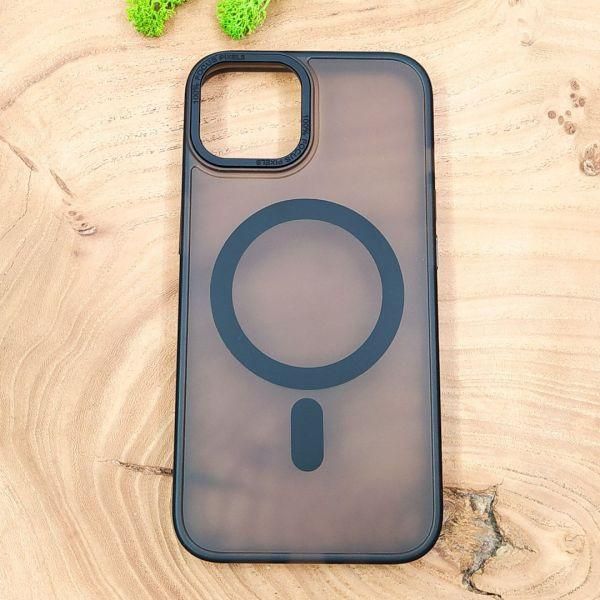Чохол Baseus Smoke case Matte with MagSafe для iPhone 15 Plus Black