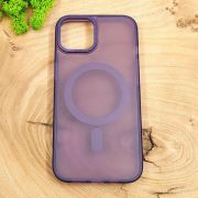 Чохол Baseus Smoke case Matte with MagSafe для iPhone 15 Plus Purple(зас.тов.)