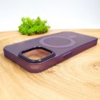 Чохол Baseus Smoke case Matte with MagSafe для iPhone 15 Plus Purple(зас.тов.)