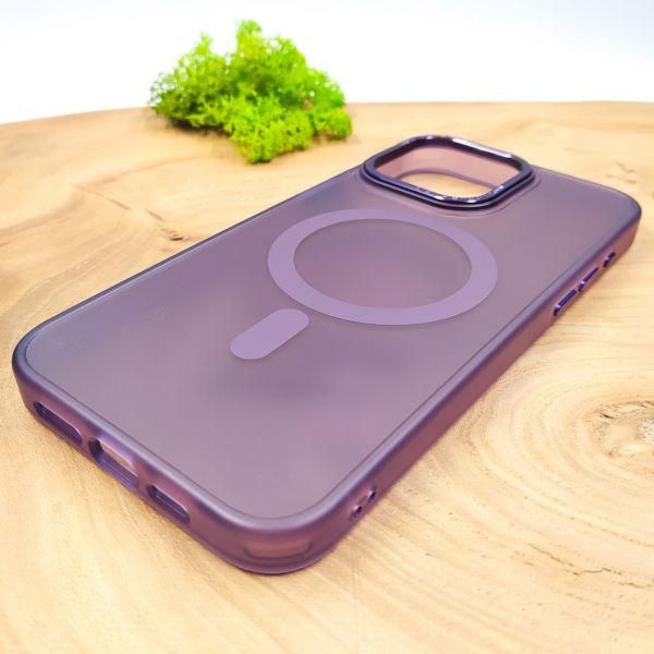 Чохол Baseus Smoke case Matte with MagSafe для iPhone 15 Pro Max Purple