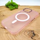Чохол Baseus Smoke case Matte with MagSafe для iPhone 15 Plus Pink