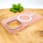 Чохол Baseus Smoke case Matte with MagSafe для iPhone 15 Pro Pink